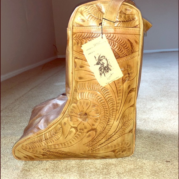 leather boot bags for cowboy boots